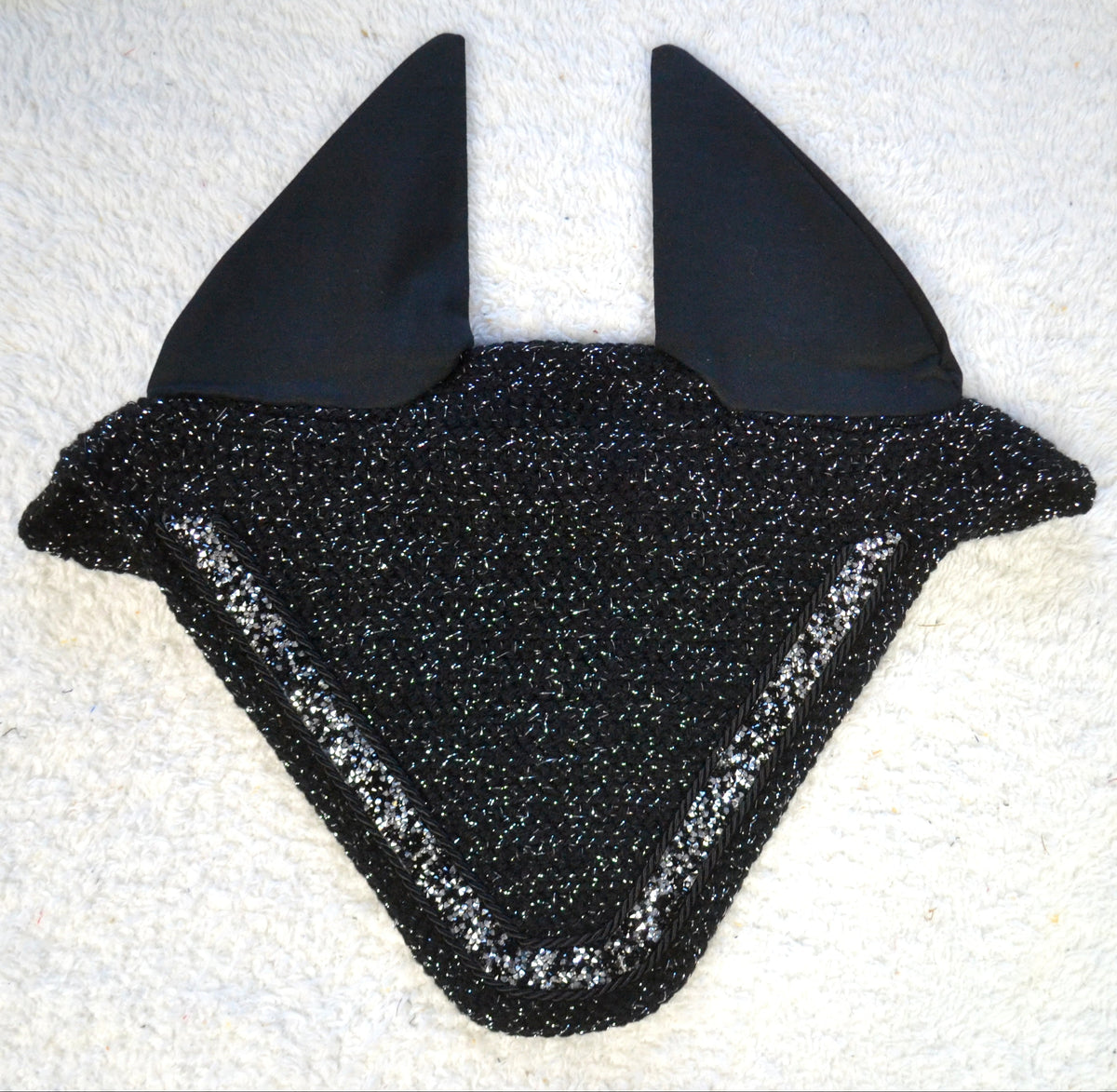 bonnet cheval glitter paillettes sapristouch artisanal