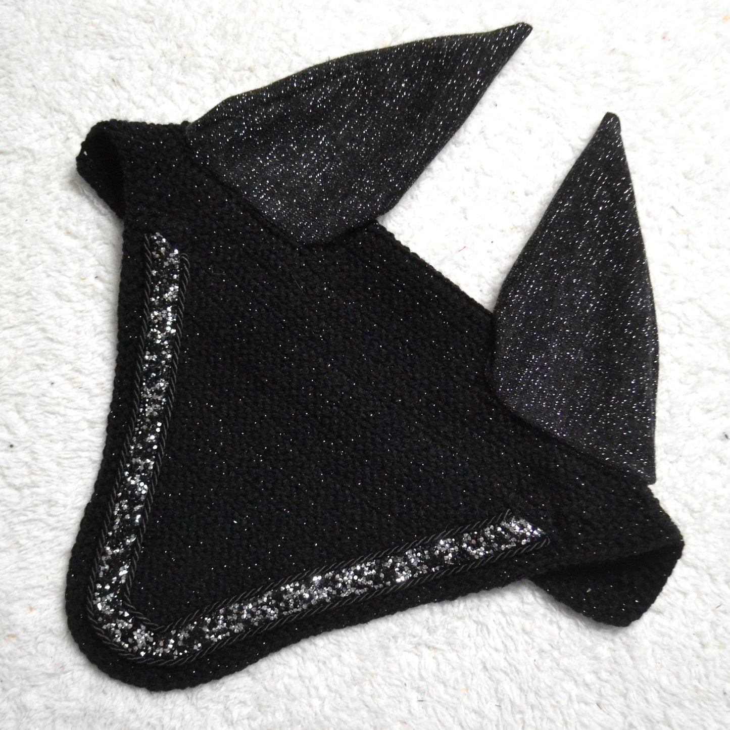 bonnet cheval glitter paillettes sapristouch artisanal