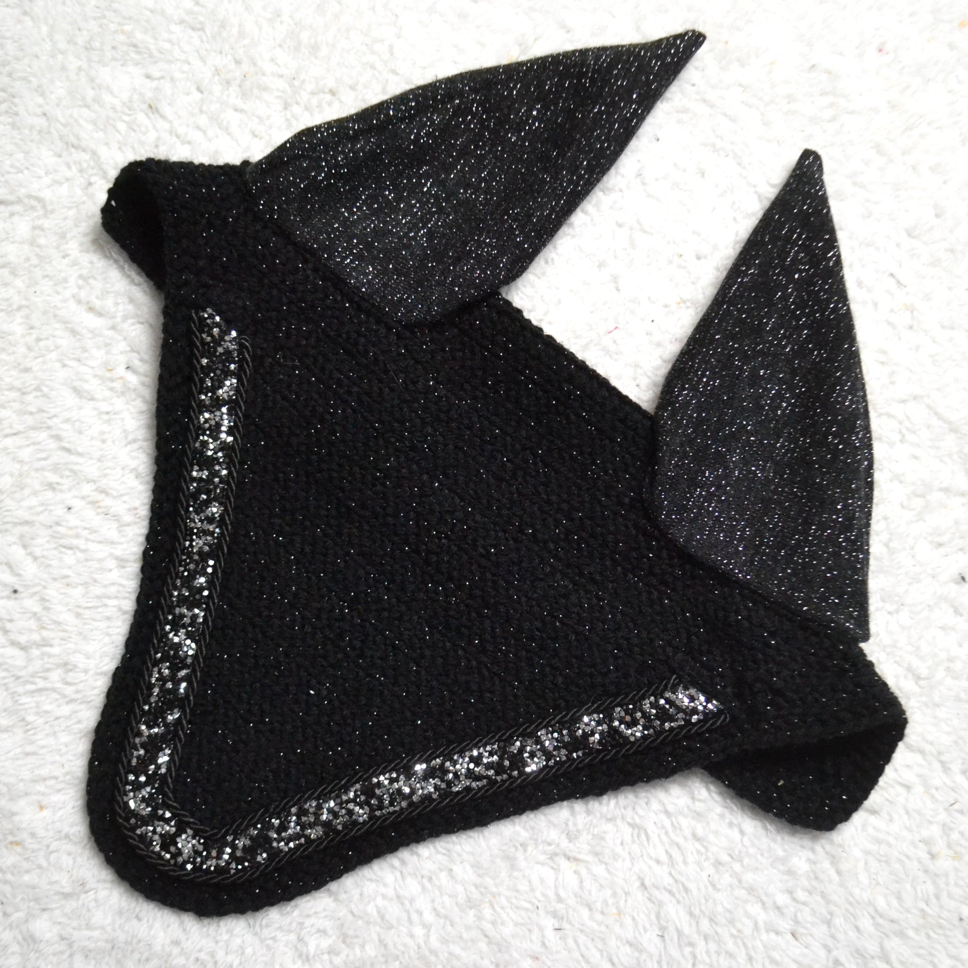 bonnet cheval glitter paillettes sapristouch artisanal