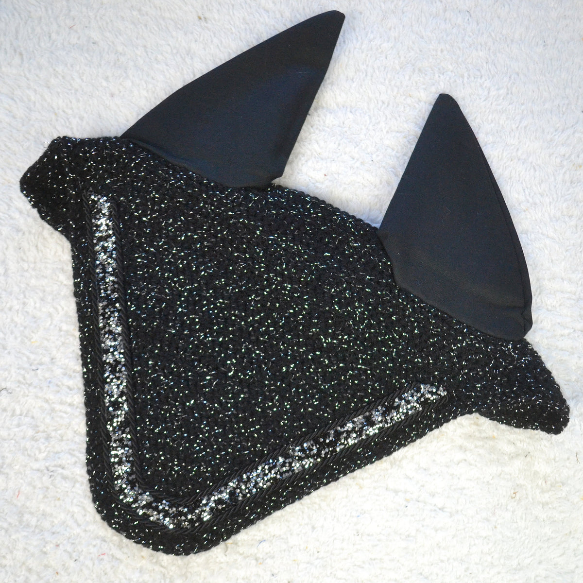 bonnet cheval glitter paillettes sapristouch artisanal