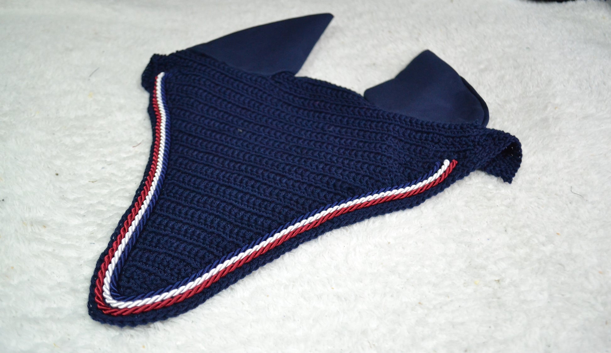 bonnet long cheval sapristouch artisanal bleu marine
