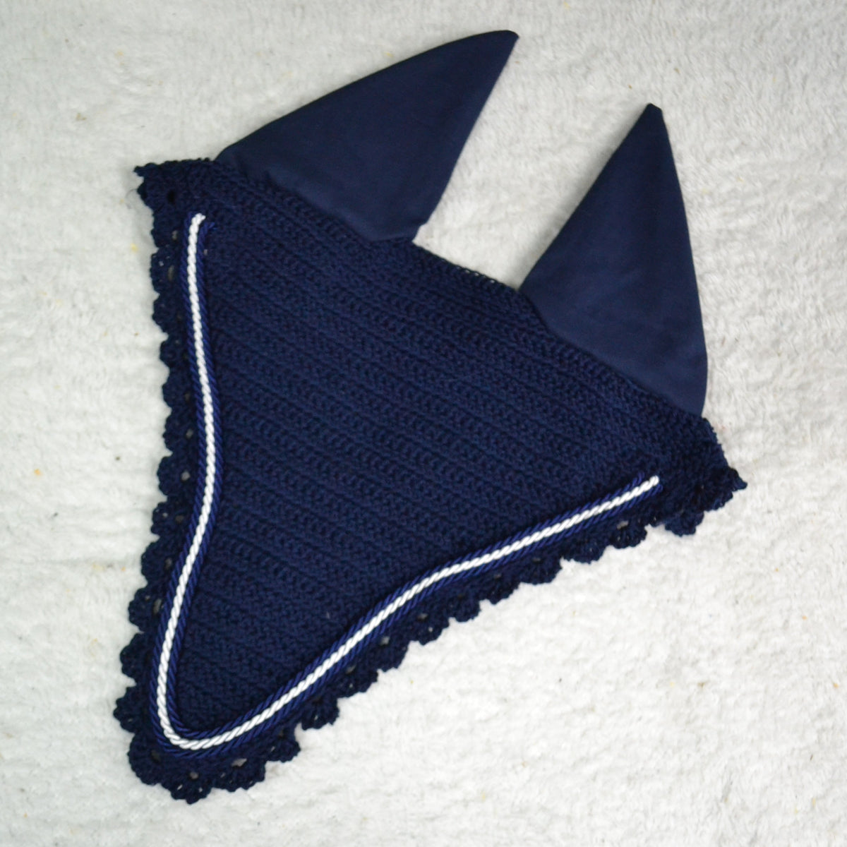 bonnet long cheval sapristouch artisanal bleu marine
