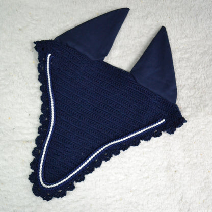 bonnet long cheval sapristouch artisanal bleu marine
