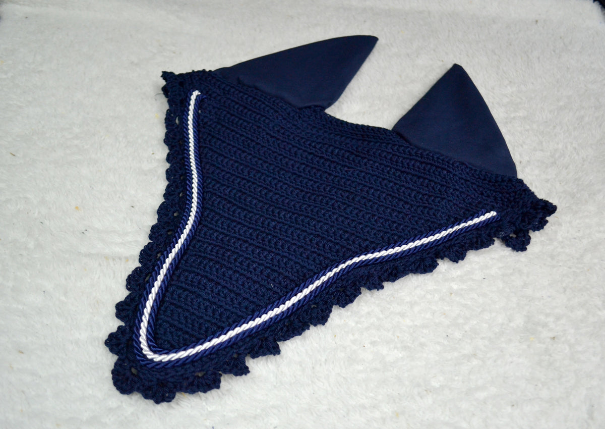bonnet long cheval sapristouch artisanal bleu marine