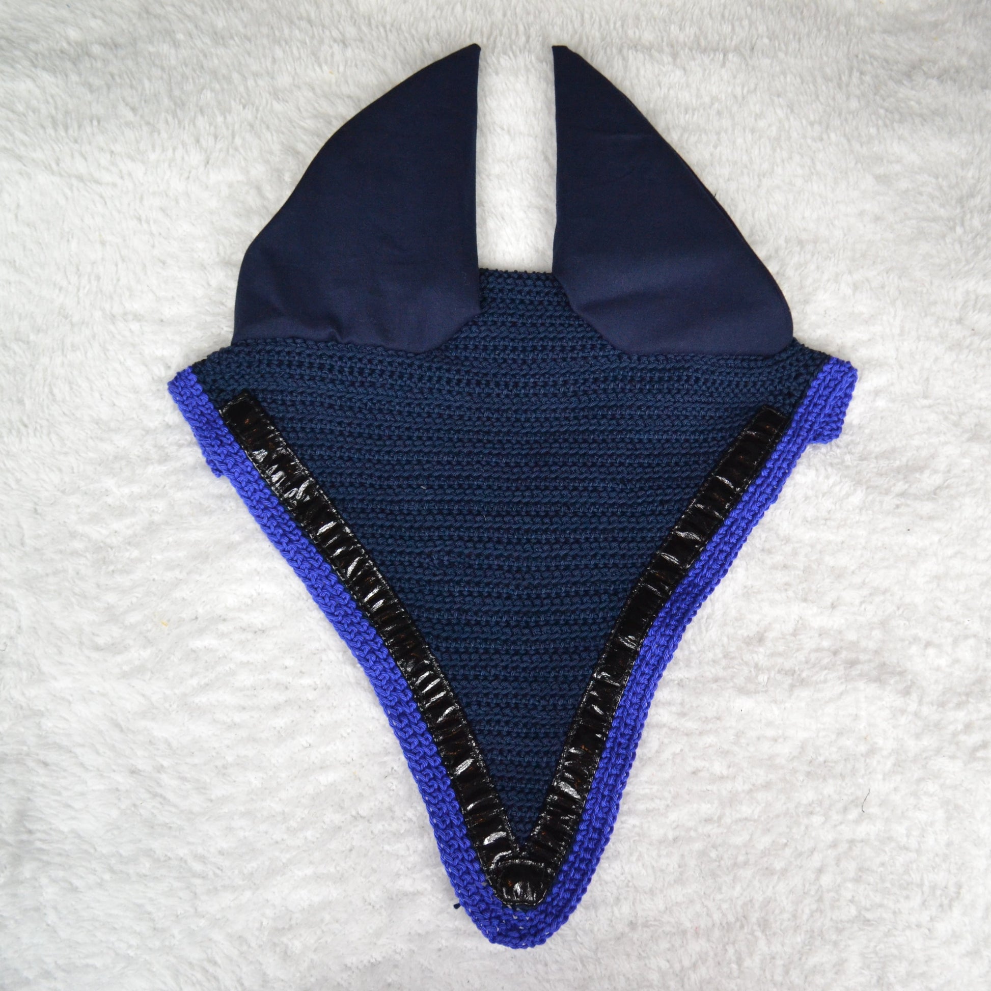 bonnet long cheval sapristouch artisanal bleu marine