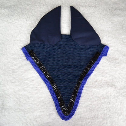 bonnet long cheval sapristouch artisanal bleu marine
