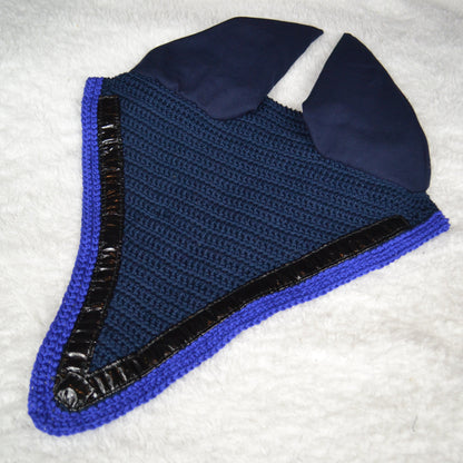 bonnet long cheval sapristouch artisanal bleu marine