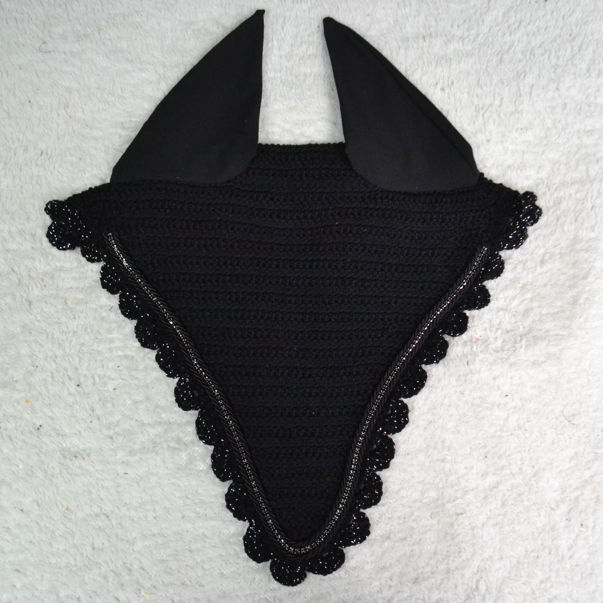 bonnet long cheval sapristouch artisanal strass diamant