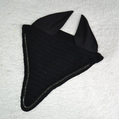 bonnet long cheval sapristouch artisanal strass diamant