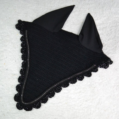 bonnet long cheval sapristouch artisanal strass diamant