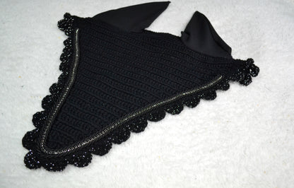 bonnet long cheval sapristouch artisanal strass diamant