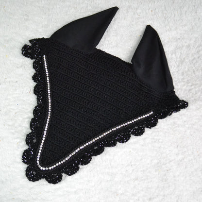 bonnet long cheval sapristouch artisanal strass diamant
