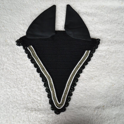 bonnet long cheval sapristouch artisanal perles 