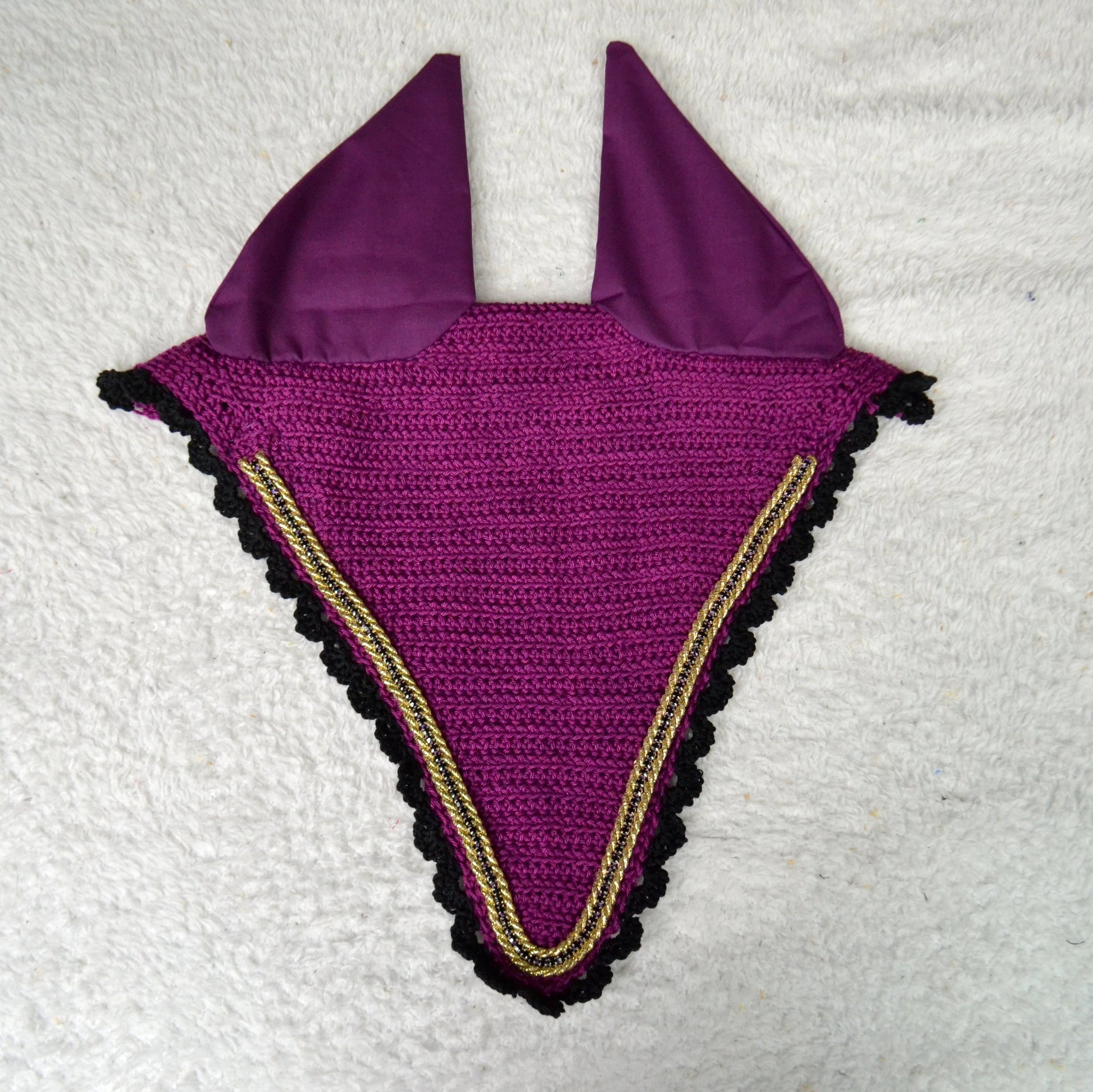 bonnet long cheval sapristouch artisanal strass diamant