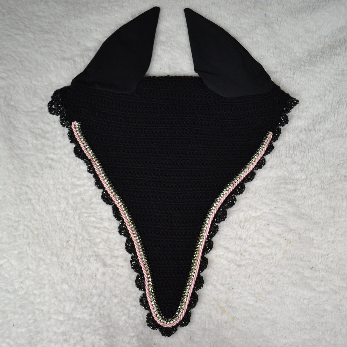 bonnet long cheval sapristouch artisanal strass diamant