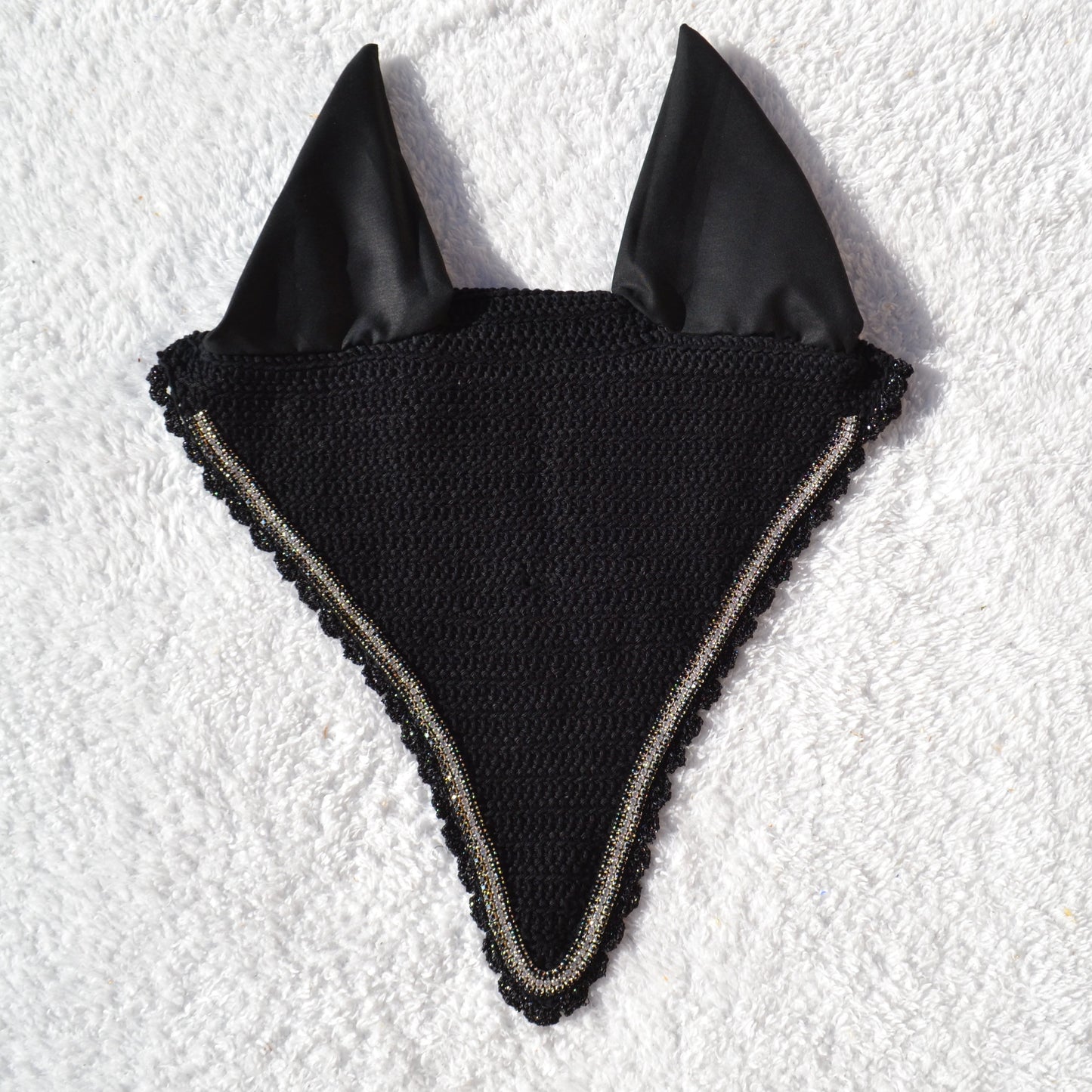 bonnet long cheval sapristouch artisanal strass diamant