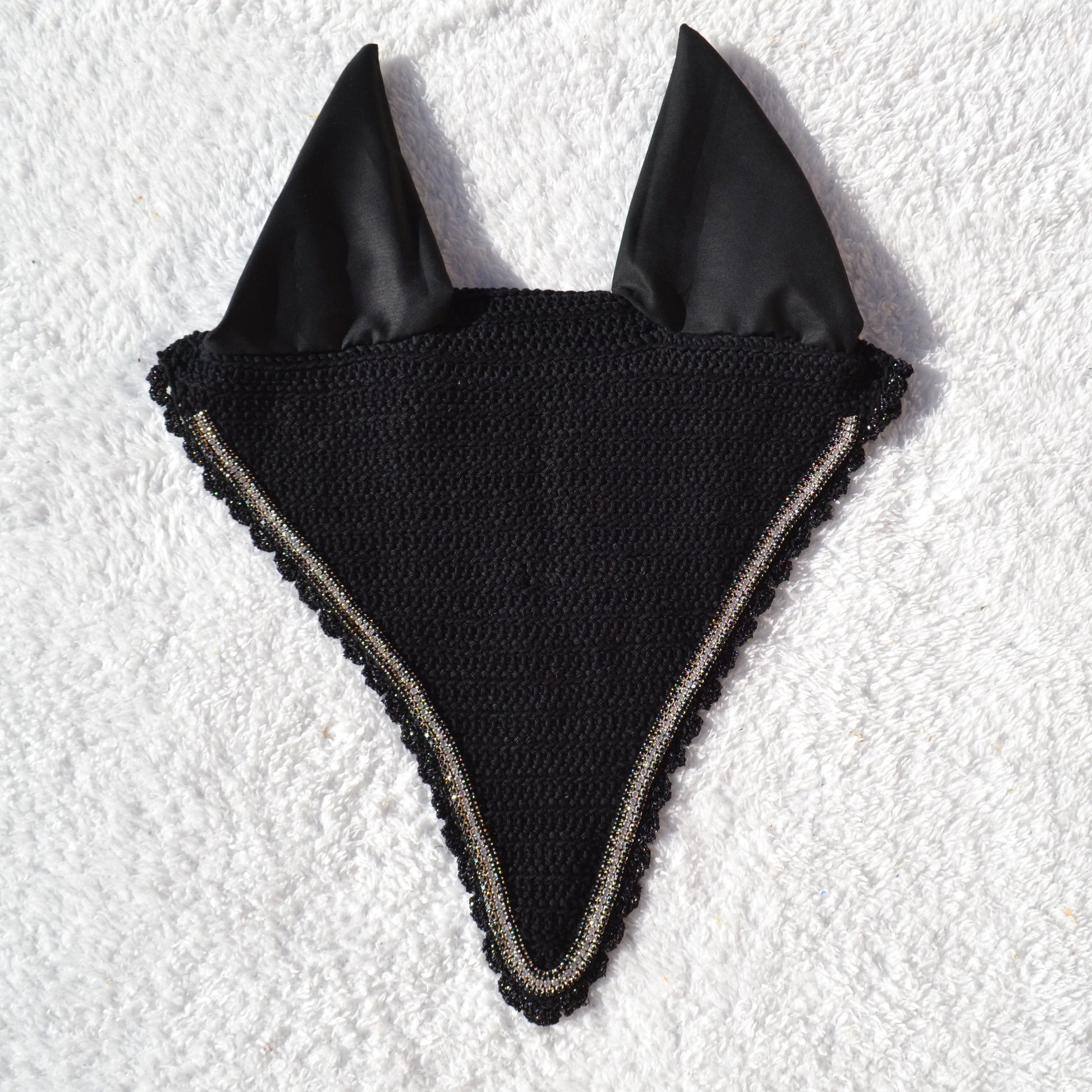 bonnet long cheval sapristouch artisanal strass diamant