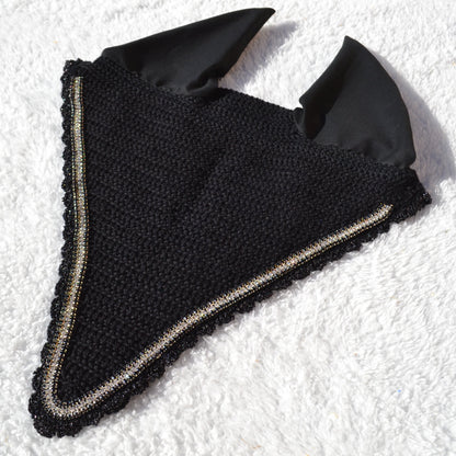bonnet long cheval sapristouch artisanal strass diamant