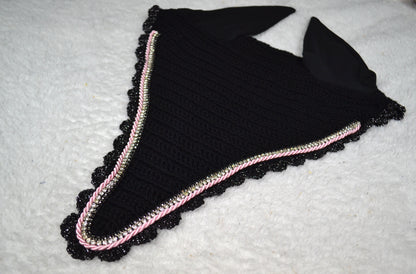bonnet long cheval sapristouch artisanal strass diamant