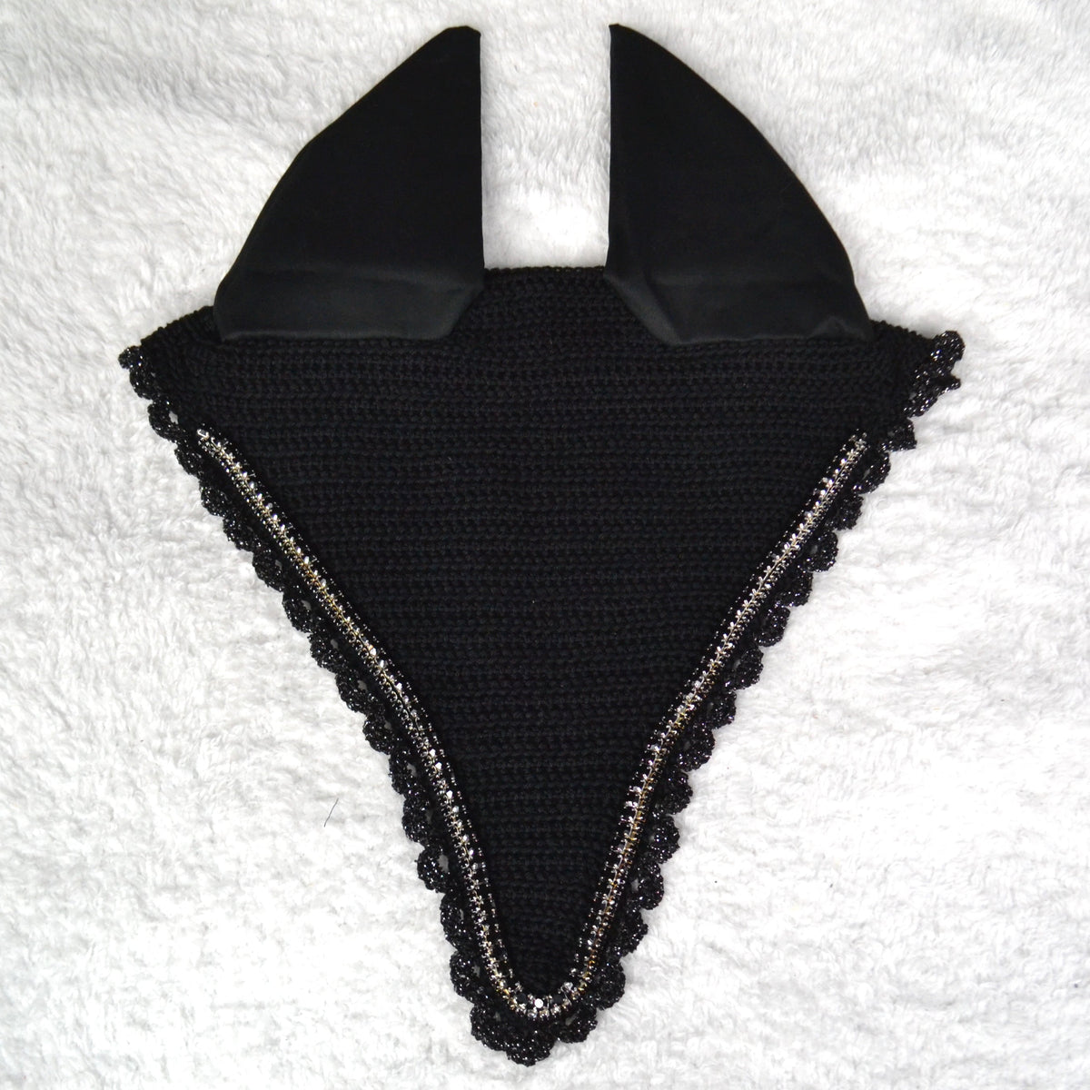 bonnet long cheval sapristouch artisanal strass diamant