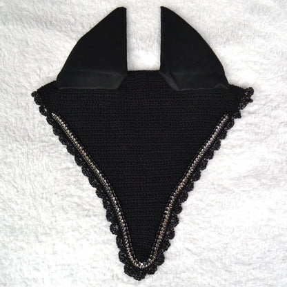 bonnet long cheval sapristouch artisanal strass diamant
