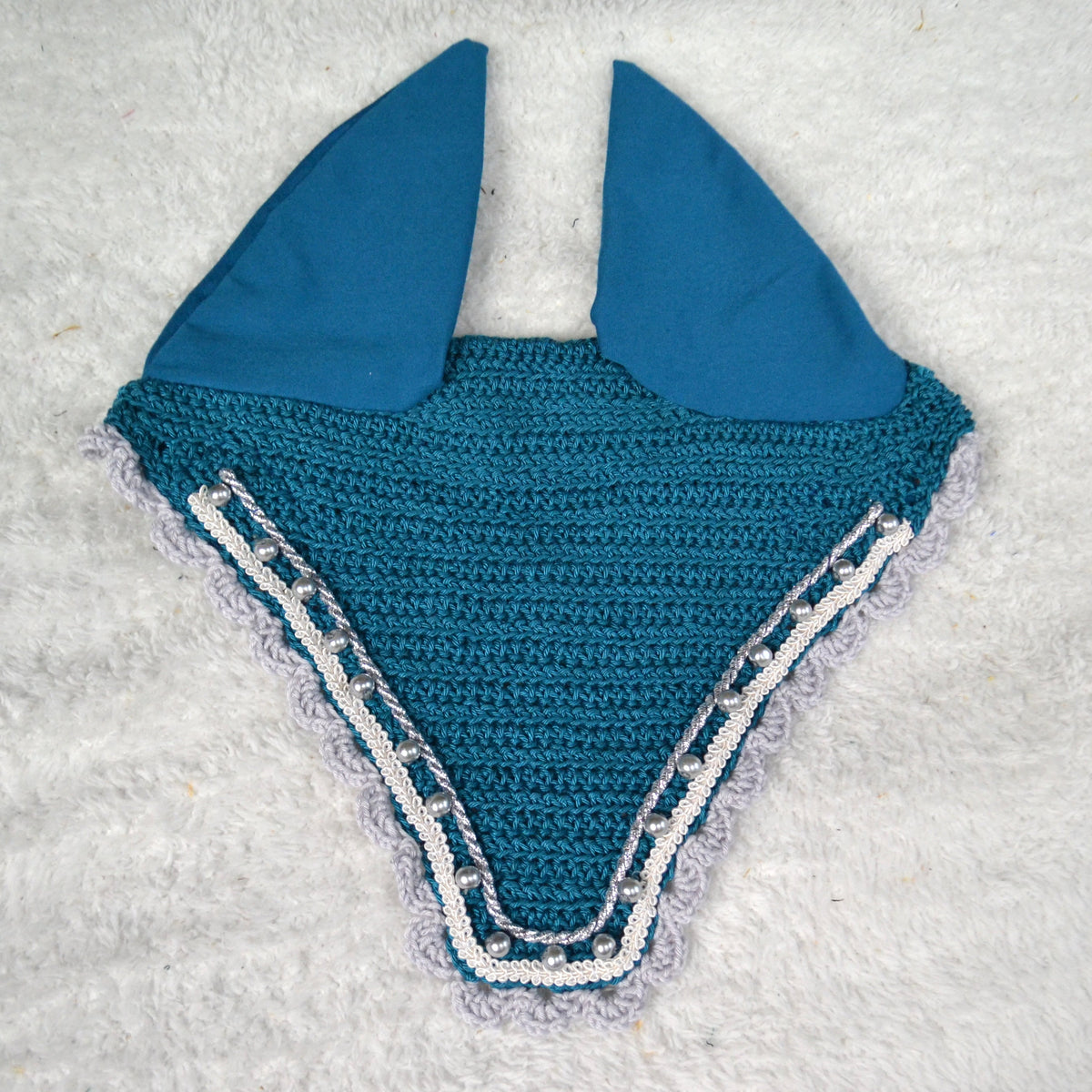 Bonnet perles cheval sapristouch artisanat