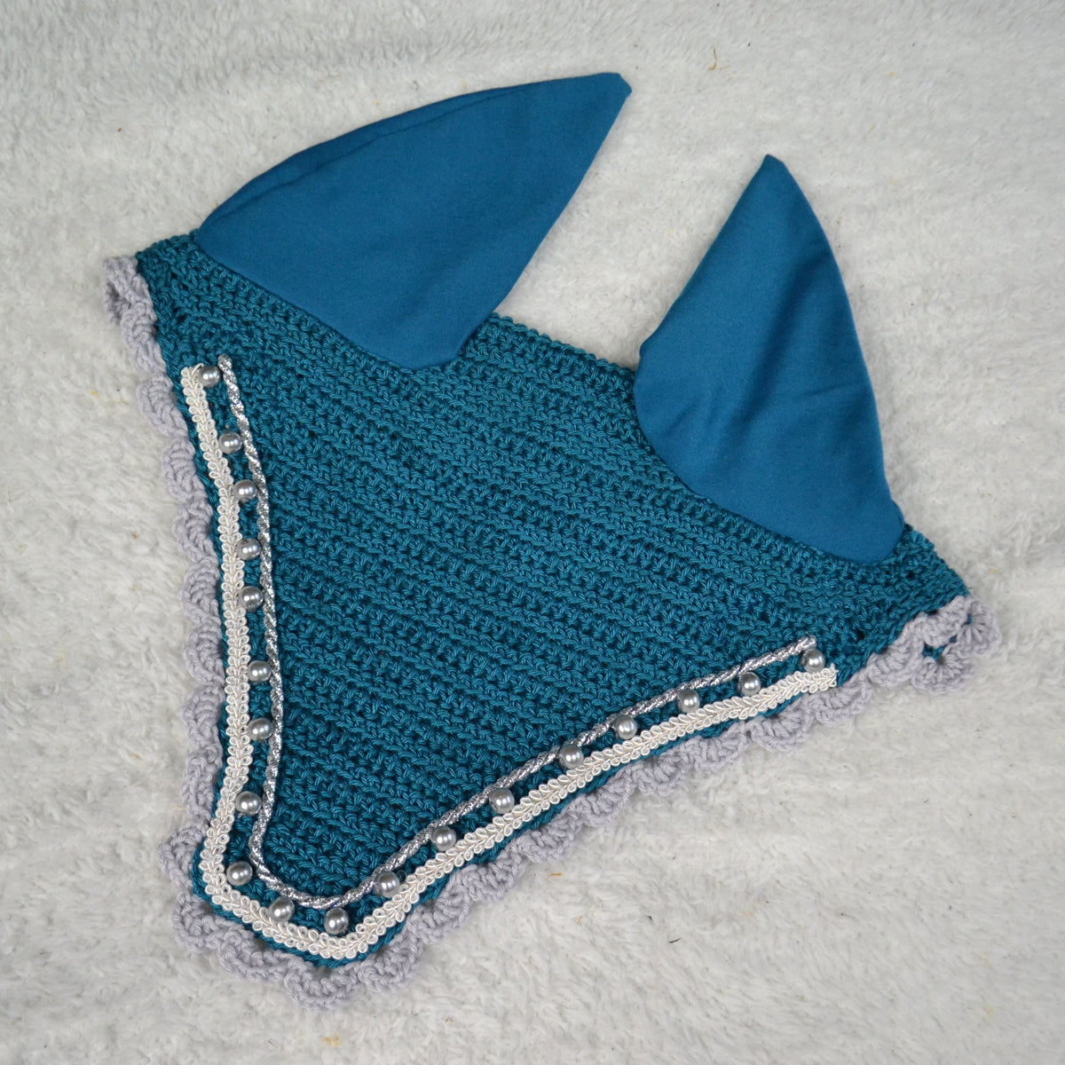 Bonnet perles cheval sapristouch artisanat