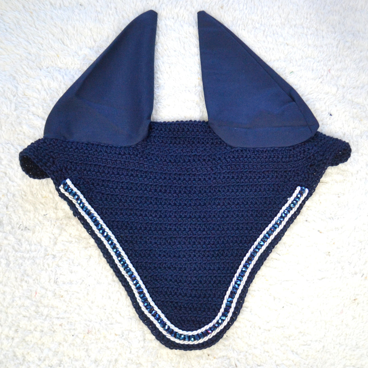 Bonnet perles cheval sapristouch artisanat