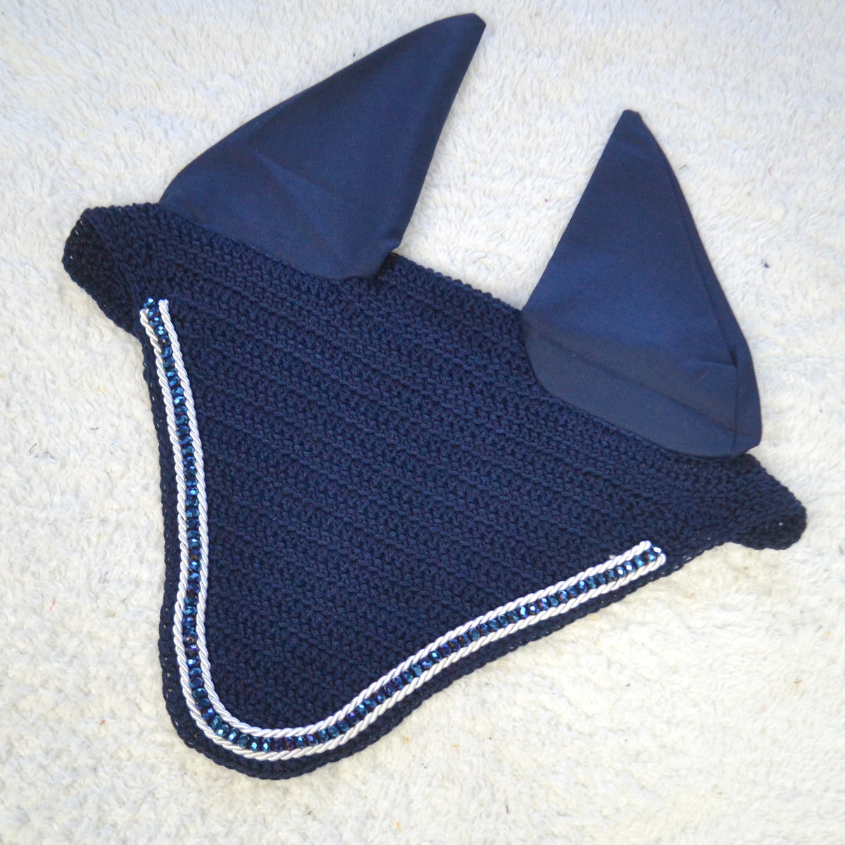 Bonnet perles cheval sapristouch artisanat
