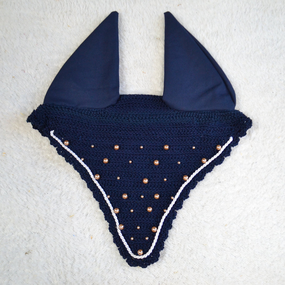 Bonnet perles cheval sapristouch artisanat