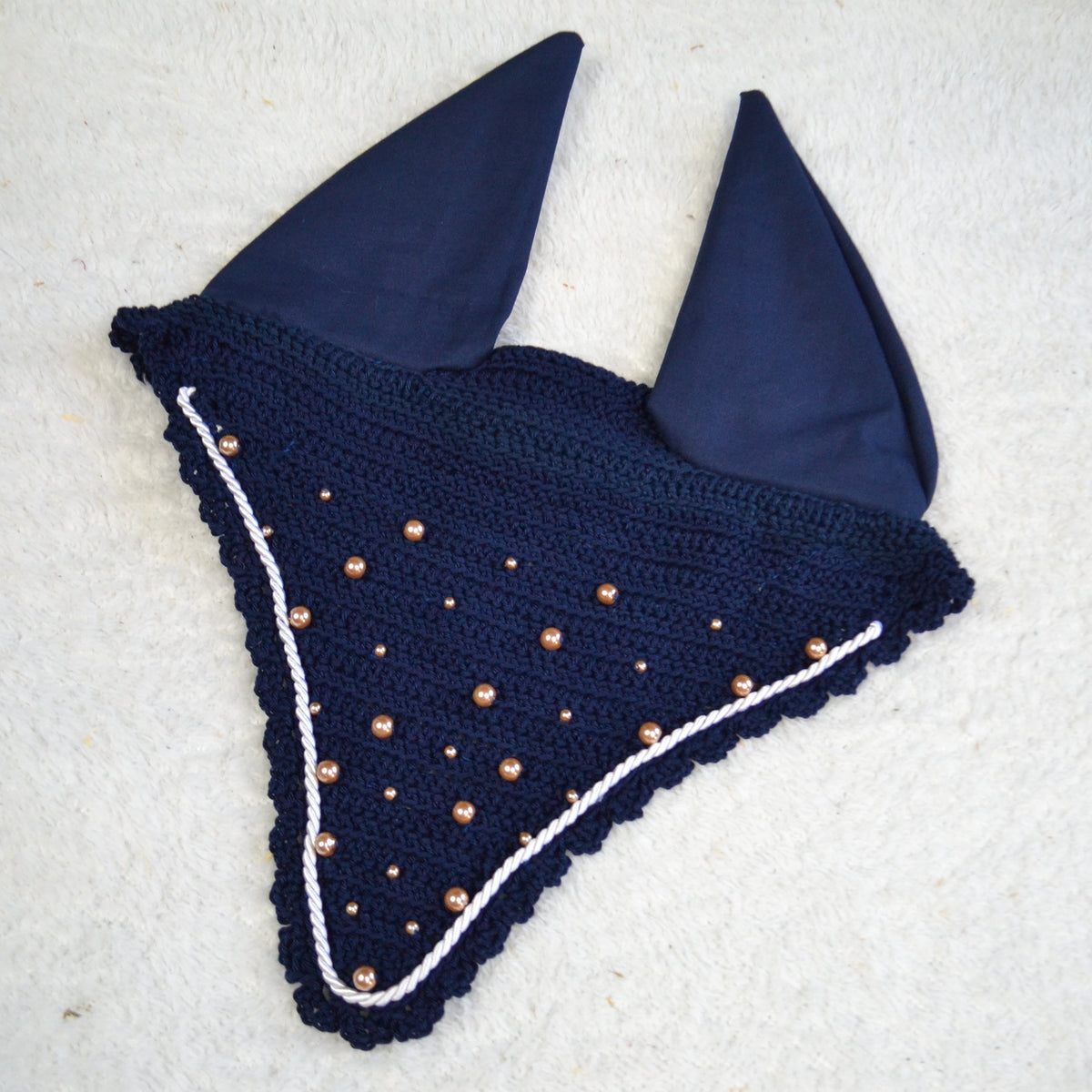 Bonnet perles cheval sapristouch artisanat