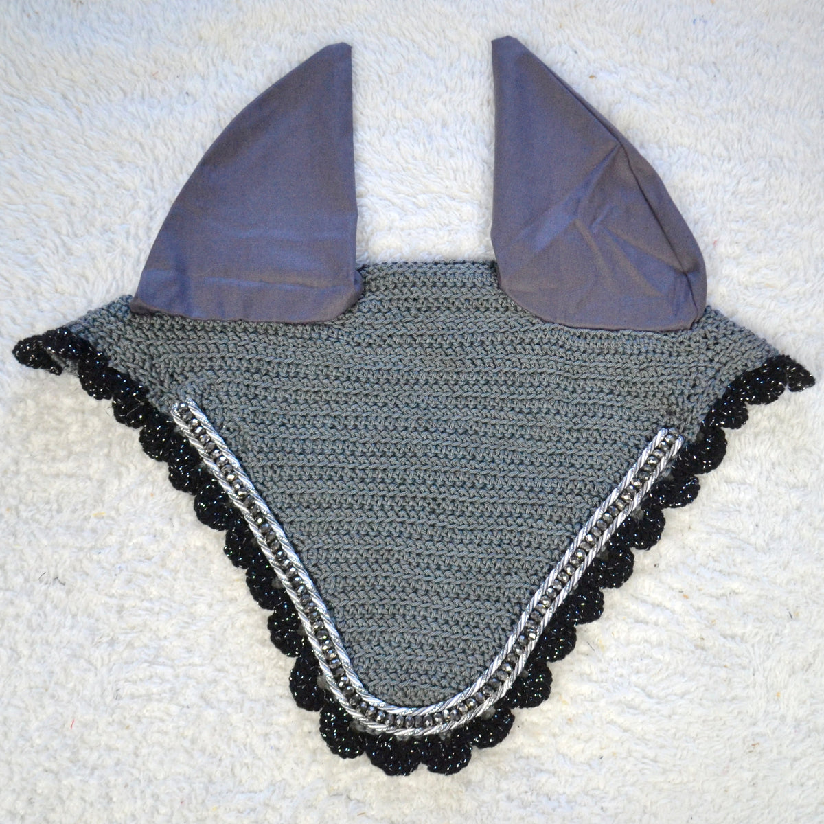 Bonnet perles cheval sapristouch artisanat