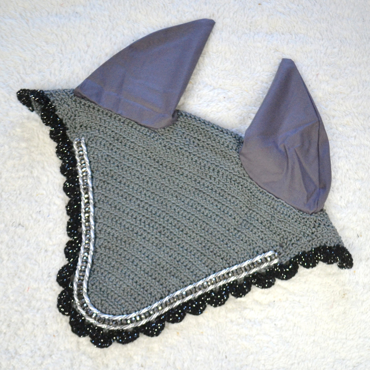 Bonnet perles cheval sapristouch artisanat