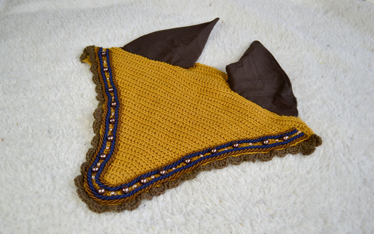 Bonnet perles cheval sapristouch artisanat