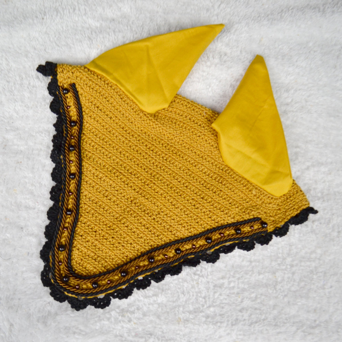 Bonnet perles cheval sapristouch artisanat