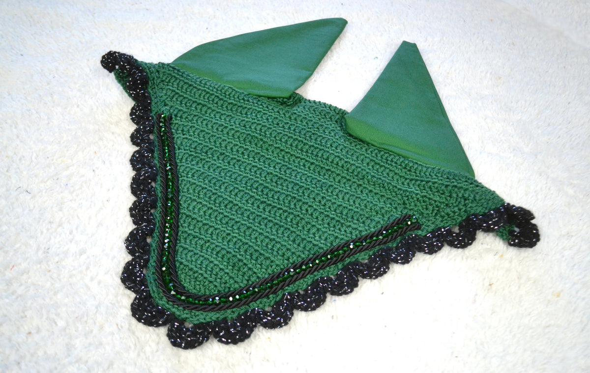 Bonnet perles cheval sapristouch artisanat