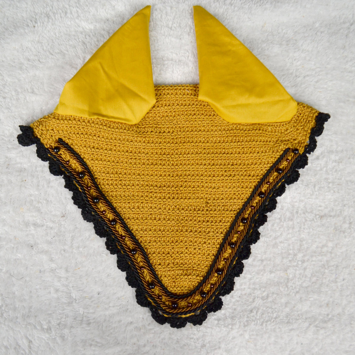Bonnet perles cheval sapristouch artisanat