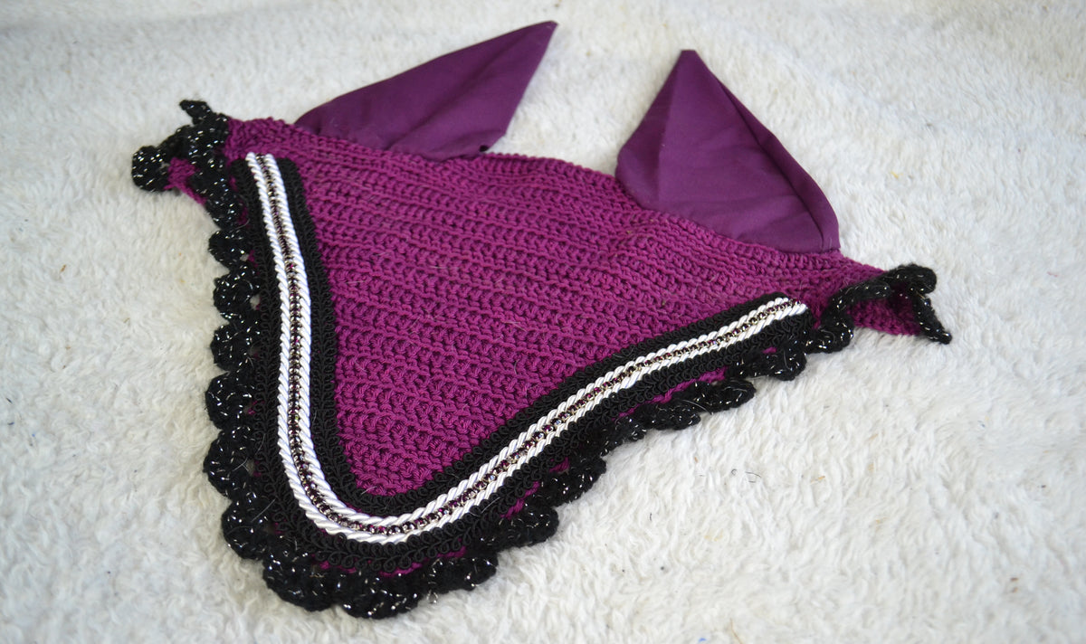 Bonnet strass diamant cheval sapristouch artisanat