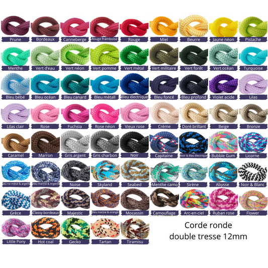 Longe de Travail Éthologique 12mm Double Tresse | CONFIGURATEUR