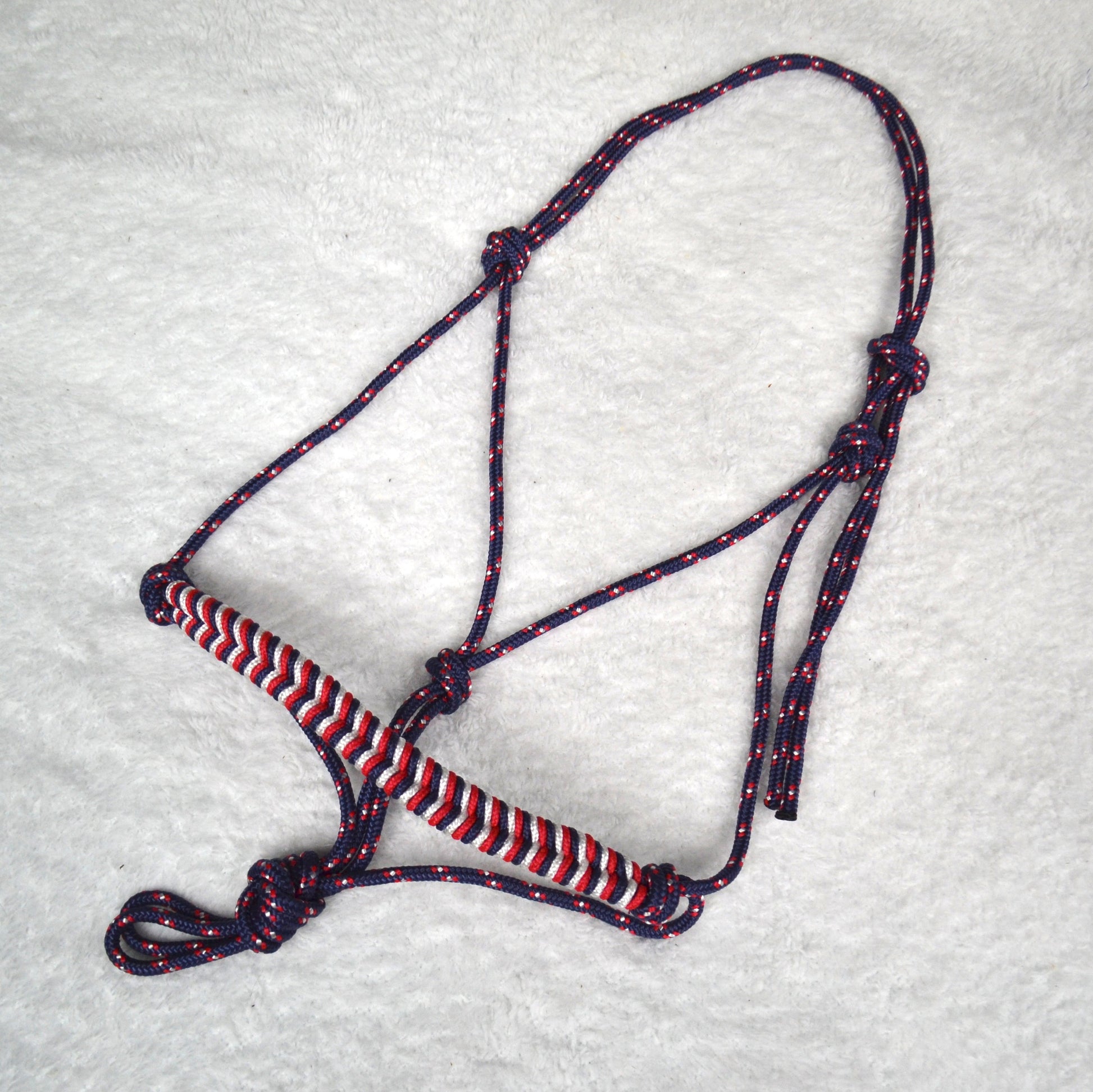 licol éthologique cheval obsidienne sapristouch bleu marine
