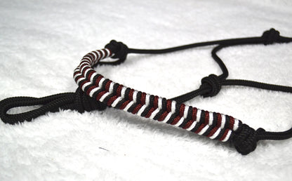 licol éthologique cheval obsidienne sapristouch noir bordeaux