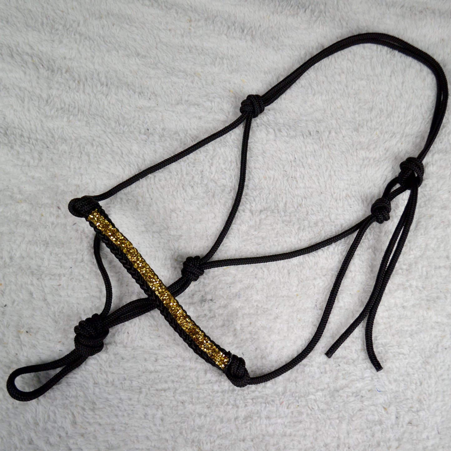 licol éthologique cheval glitter sapristouch noir