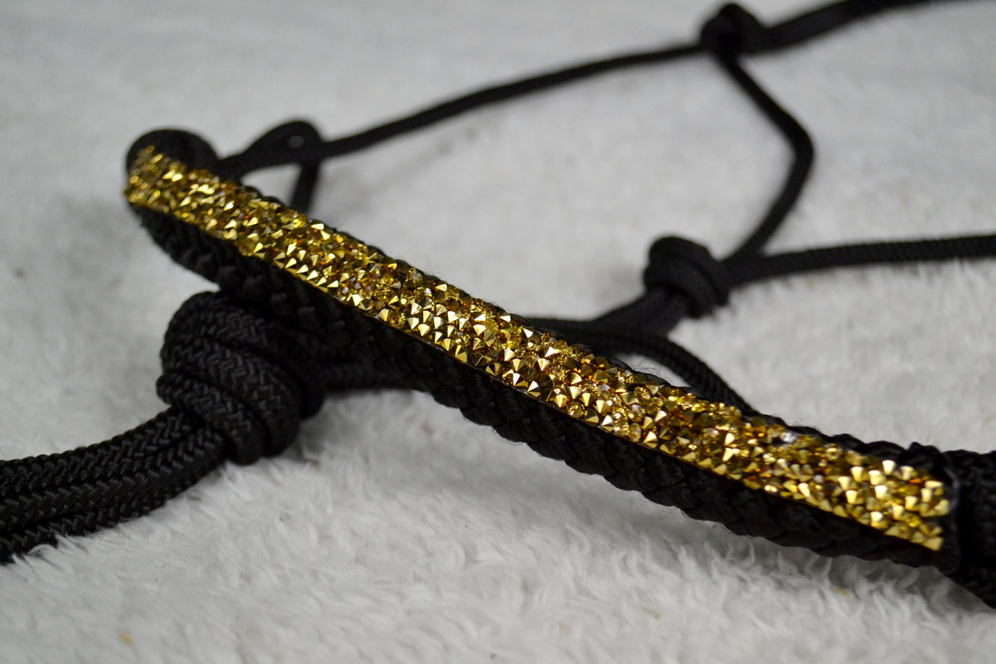 licol éthologique cheval glitter sapristouch noir 