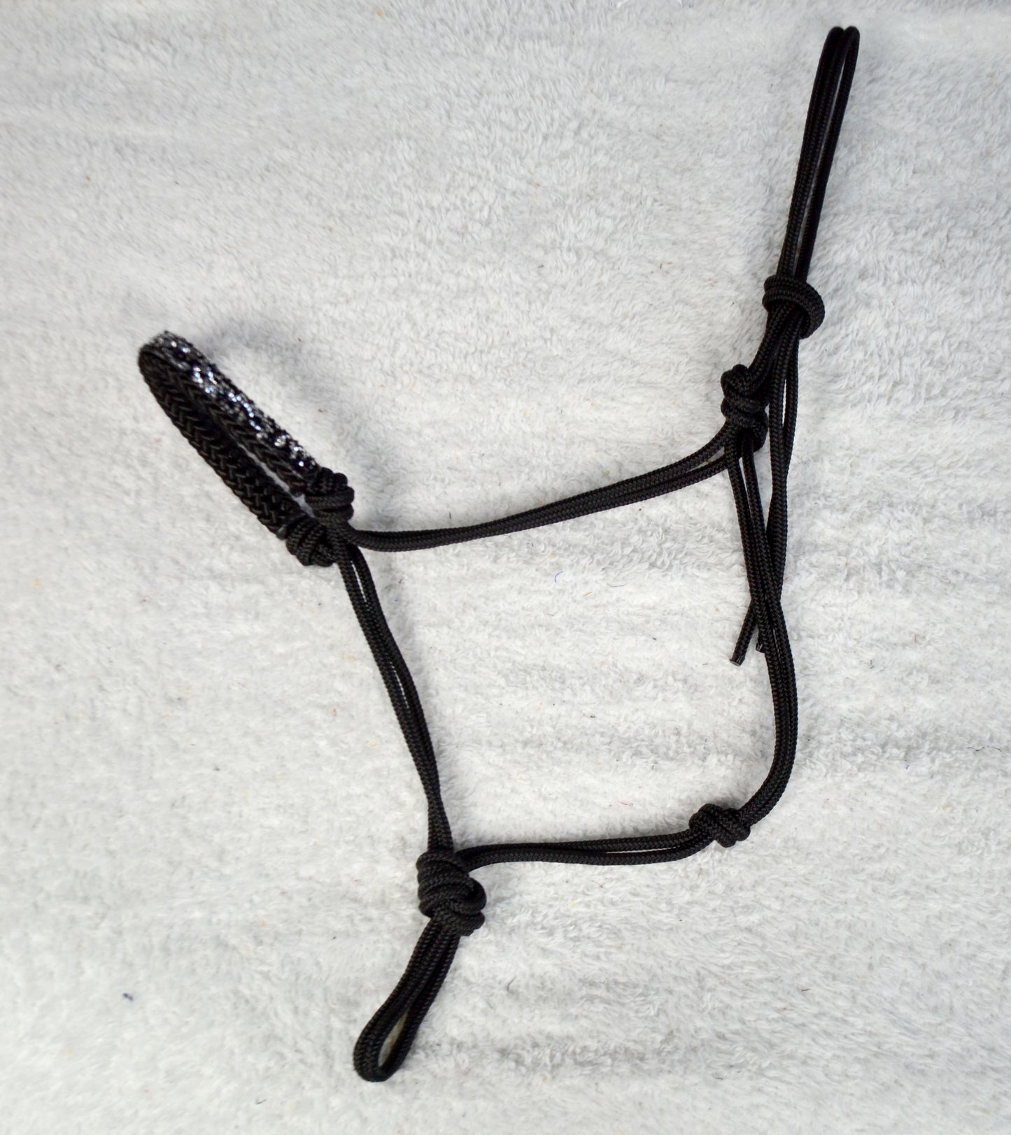 licol éthologique cheval glitter sapristouch noir argent