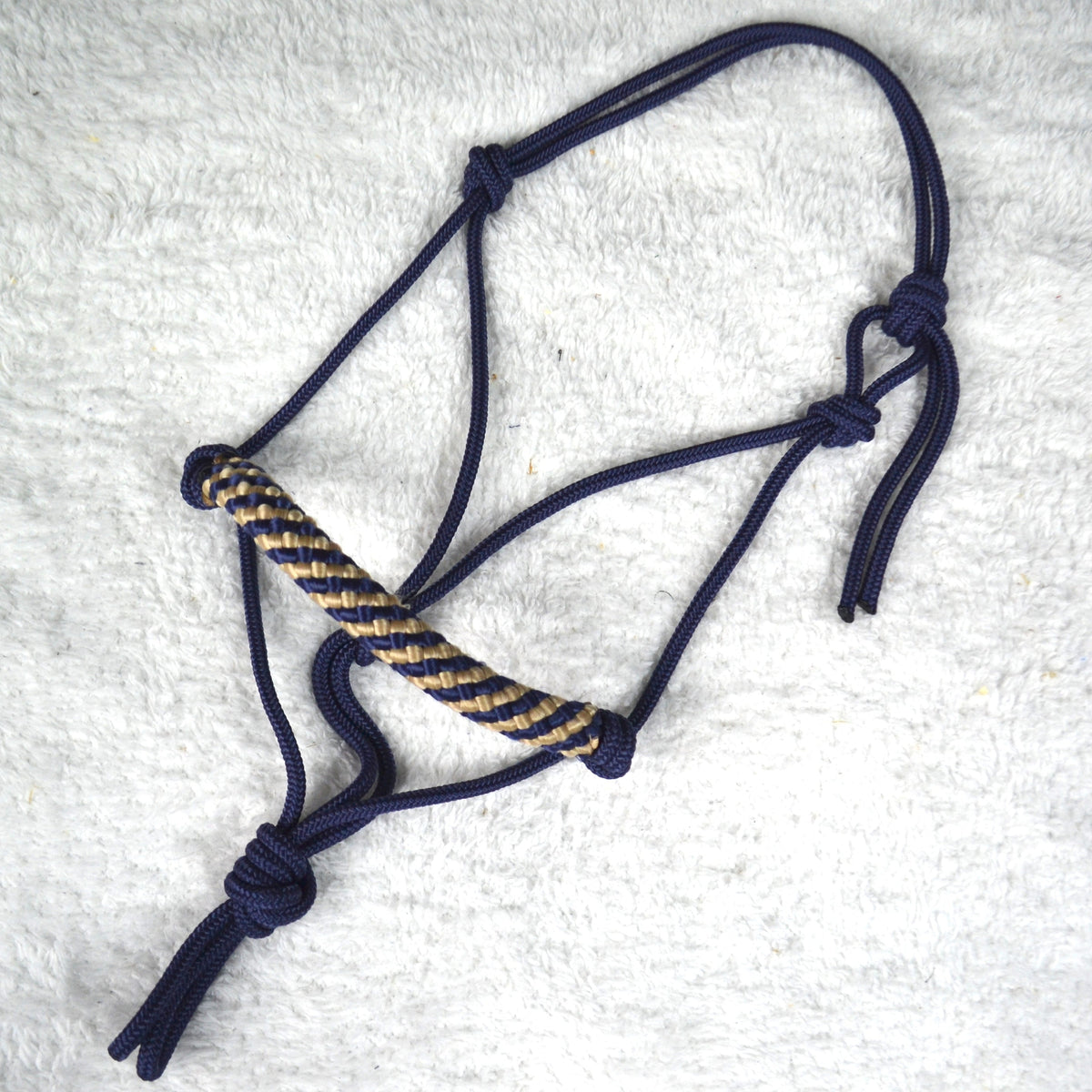 licol éthologique cheval omega sapristouch bleu marine