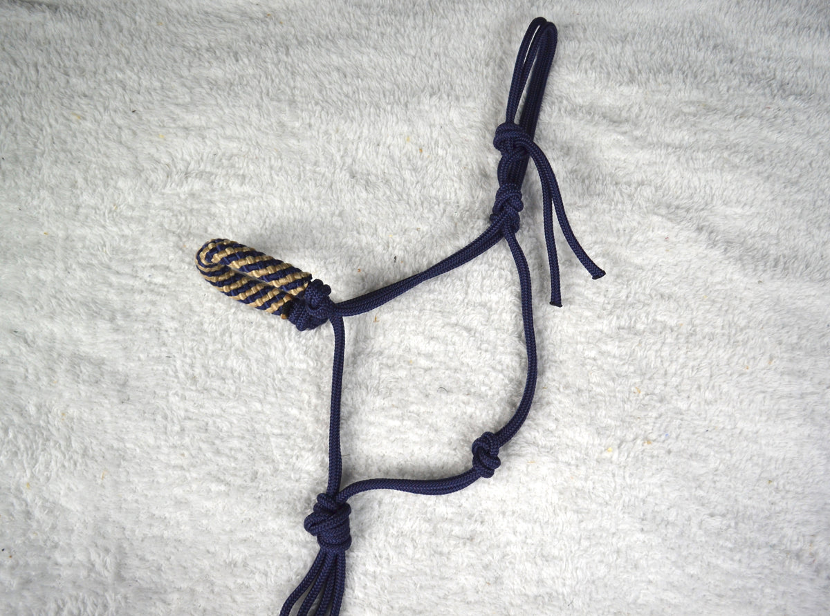 licol éthologique cheval omega sapristouch bleu marine